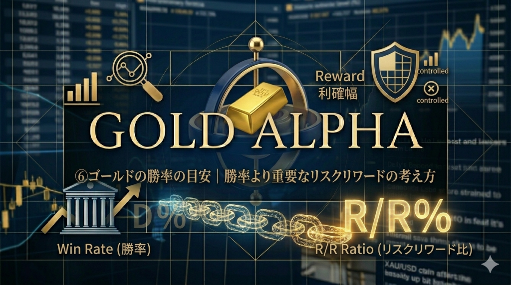 ゴールドの勝率の目安｜勝率より重要なリスクリワードの考え方
